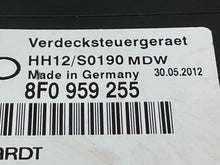 Load image into Gallery viewer, ROOF GLASS CONTROL MODULE COMPUTER A5 S5 10 11 12 13 14 15 16 - NW482993

