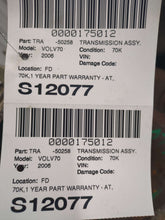 Load image into Gallery viewer, AUTOMATIC TRANSMISSION Volvo C70 S60 V70 XC70 05 06 07 FWD - NW483836
