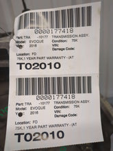 Load image into Gallery viewer, Transmission Land Rover Evoque 2016 - NW494630
