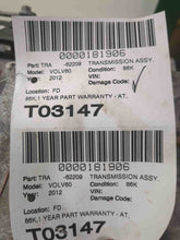 Load image into Gallery viewer, AUTOMATIC TRANSMISSION Volvo S60 XC60 2012 12 FWD - NW512694
