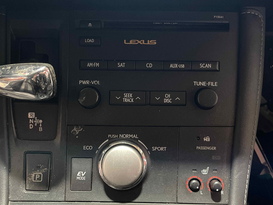 RADIO Lexus CT200H 2011 11 2012 12 - NW515931 – Tom's Foreign Auto