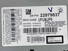 Load image into Gallery viewer, RADIO Lacrosse Regal Verano Camaro Cruze Equinox Terrain 2013  AM FM CD - NW519327
