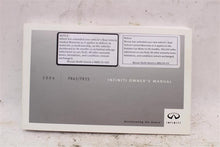 Load image into Gallery viewer, OWNERS MANUAL Infiniti FX35 FX45 2004 04 - 1002112
