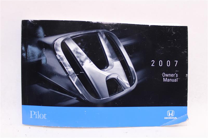 OWNERS MANUAL Honda Pilot 2007 07 - 1022067