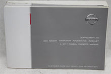 Load image into Gallery viewer, OWNERS MANUAL Nissan Maxima 2011 11 - 1024287

