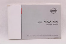 Load image into Gallery viewer, OWNERS MANUAL Nissan Maxima 2013 13 - 1024515
