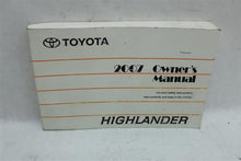 Load image into Gallery viewer, OWNERS MANUAL Toyota Highlander 2007 07 - 1044994
