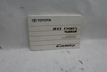 Load image into Gallery viewer, OWNERS MANUAL Toyota Camry 2007 07 - 1061363
