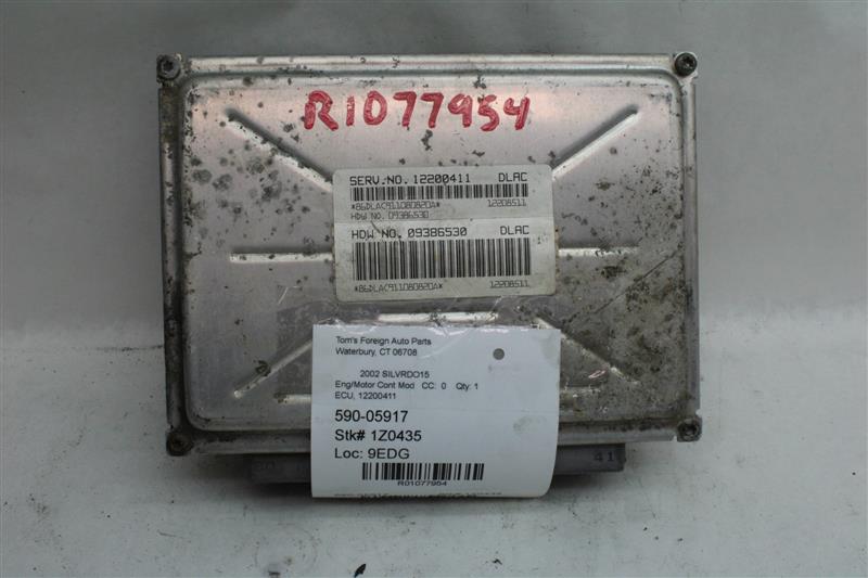 ECU ECM COMPUTER Escalade Chevy Pickup 01 02 03 - 1077954