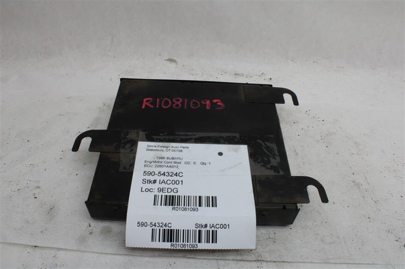 ECU ECM COMPUTER Subaru DL GL GLF Passenger Car Std 85 86 87 - 1081093
