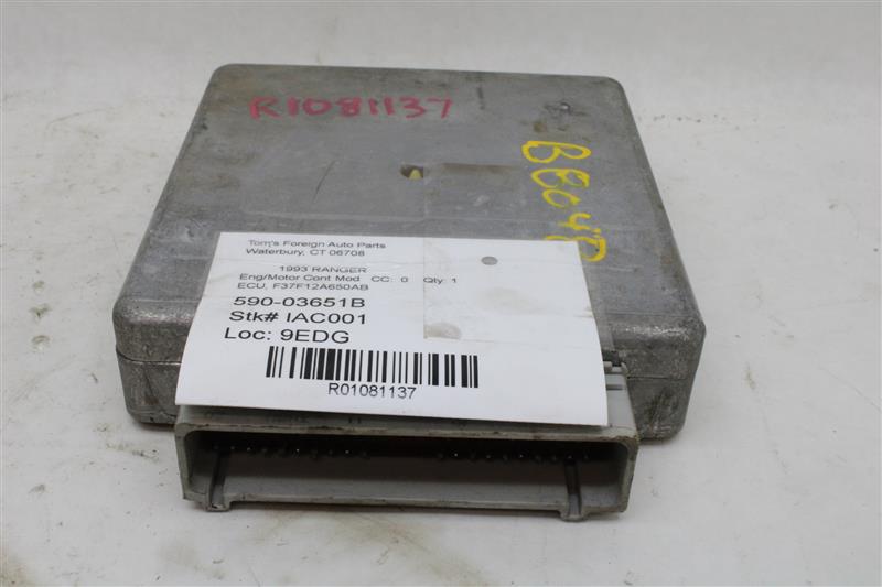 ECU ECM COMPUTER Ford Ranger 1993 93 - 1081137 – Tom's Foreign Auto Parts