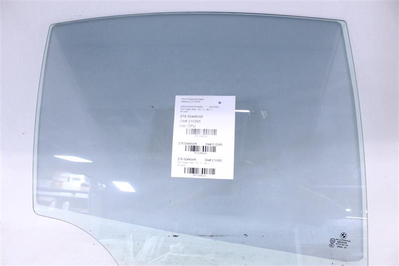 REAR DOOR GLASS BMW 528i 535i 550i Active 5 M5 2011-2016 Right - 1098524