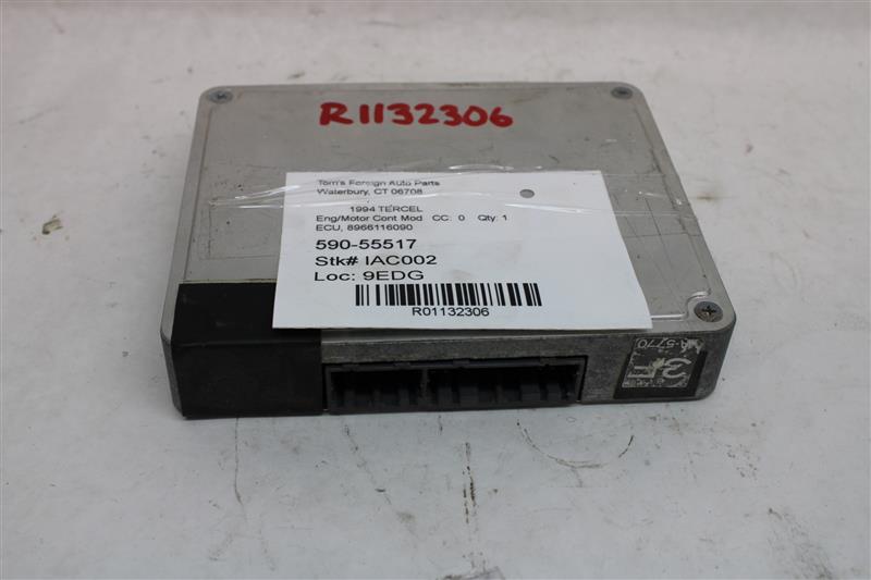 ECU ECM COMPUTER TOYOTA TERCEL 1991 1992 1993 1994 - 1132306