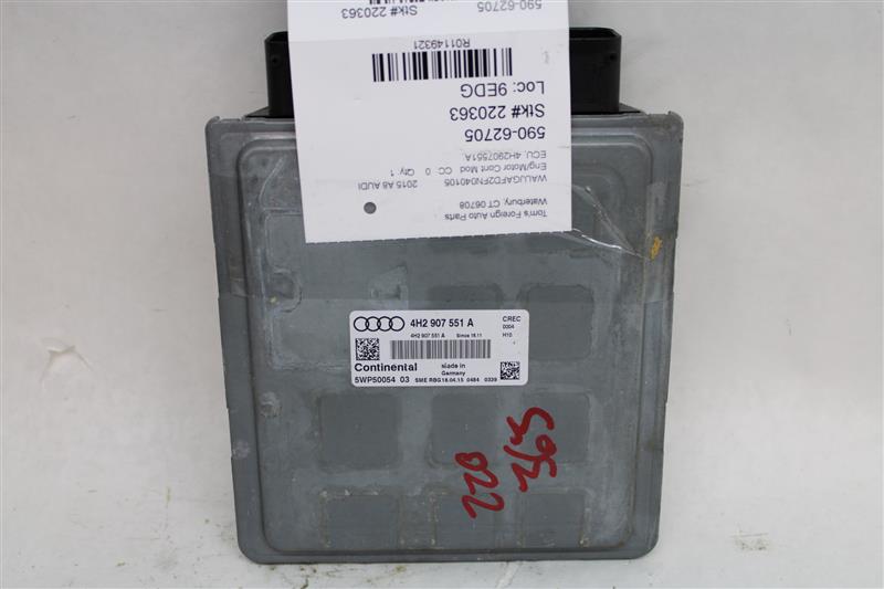 ECU ECM COMPUTER Audi A8 2015 15 2016 16 2017 17 2018 18 - 1149321
