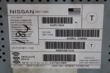 Load image into Gallery viewer, RADIO EX35 EX37 FX Series FX35 FX50 G25 G35 G37 JX35 Q60 QX50 QX60 07-15 - 1150119
