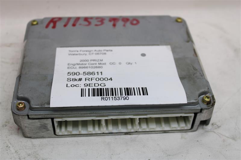ECU ECM COMPUTER TOYOTA COROLLA PRIZM 2000 AUTO FED - 1153790