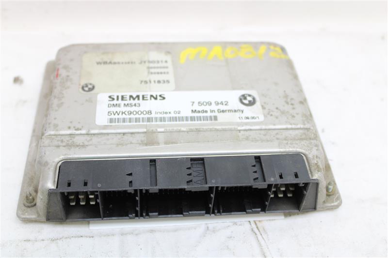 ECU ECM COMPUTER BMW 325i 2001 01 2002 02 03 04 05 - 1154911