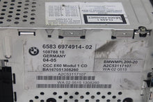 Load image into Gallery viewer, Radio BMW 645i 545i 550i 650i 2004 04 2005 05 2006 06 2007 07 AM FM CD - 1258602
