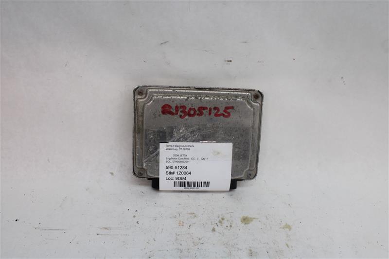 ECU ECM COMPUTER Volkswagen Jetta Rabbit 2008 08 2009 09 Manual - 1305125