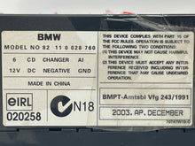 Load image into Gallery viewer, 6 DISC CD CHANGER 325i 320i X5 X3 330i 2001 01 2002 02 03 04 05 06 - NW136355
