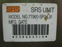 Load image into Gallery viewer, AIR BAG COMPUTER ACURA LEGEND 1992 - 15808
