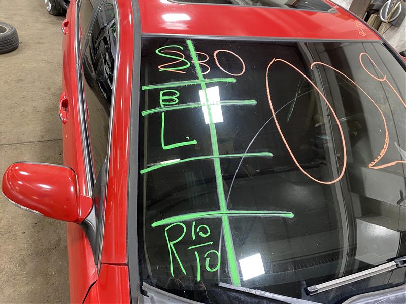 OEM Acura TL Rear Right Quarter Window Glass – 2004-2008 – Used OEM