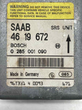 Load image into Gallery viewer, AIR BAG COMPUTER SAAB 9000 1995 96 97 98 - NW37571
