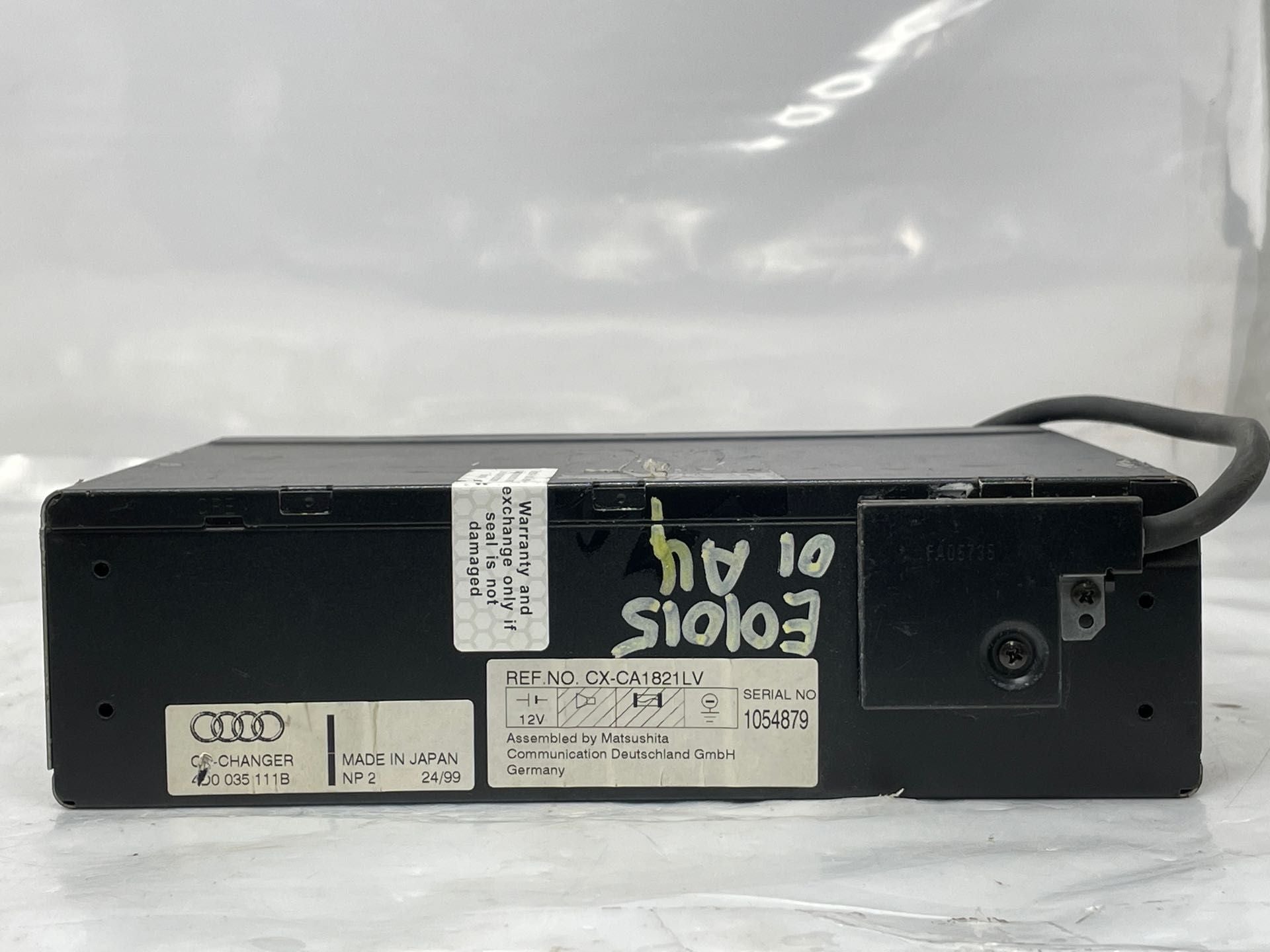 CD CHANGER Audi A4 A6 A8 1997 97 98 99 00 01 02 03 - 05