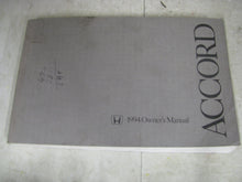 Load image into Gallery viewer, OWNERS MANUAL Honda Accord 1994 94 - 328595
