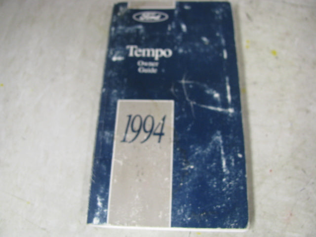 OWNERS MANUAL Ford Tempo 1994 94 - 329892