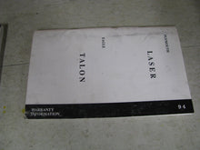 Load image into Gallery viewer, OWNERS MANUAL Eagle Talon 1994 94 - 330042
