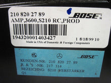 Load image into Gallery viewer, AMPLIFIER MERCEDES E320 E430 E55 01 02 03 - 411646
