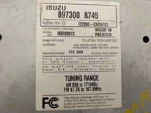 Load image into Gallery viewer, Radio  ISUZU RODEO 2003 - NW137774
