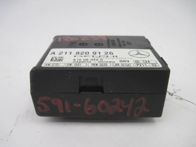SECURITY COMPUTER MERCEDES SL500 C230 C240 01 - 06 - 560753