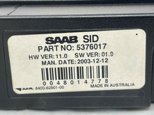 Load image into Gallery viewer, INFO SCREEN Saab 9-5 2004 04 2005 05 - NW105850
