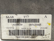 Load image into Gallery viewer, ECU ECM COMPUTER SAAB 9-3 2000 00 B205R TURBO - NW62047
