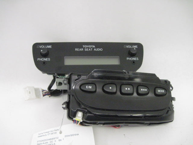 RADIO Toyota Sienna 2004 04 2005 05 AM/FM - 596464