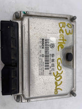 Load image into Gallery viewer, ECU ECM COMPUTER Volkswagen Beetle 2003 03 2.0L Auto Convertible - NW470643
