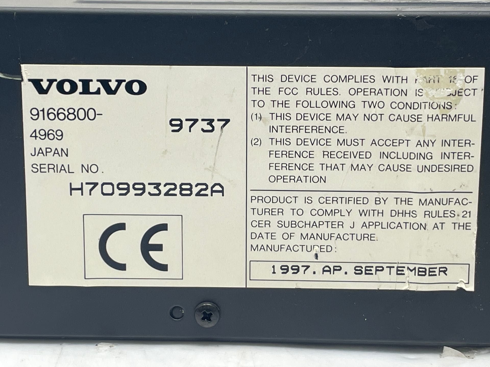 CD CHANGER V70 850 S90 V40 93 94 95 96 97 98 99 00 - 04 - NW140507