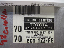 Load image into Gallery viewer, ECU ECM COMPUTER corolla Prizm 1998 98 - 671160
