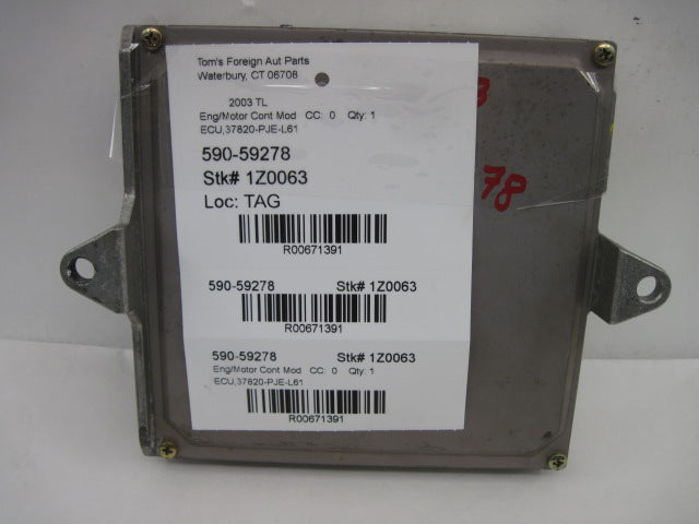 ECU ECM COMPUTER ACURA TL 2002 2003 3.2 V6 CALI - 671391