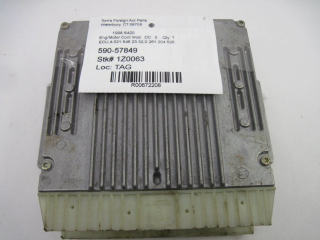 ECU ECM COMPUTER MERCEDES S420 1998 1999 - 672208