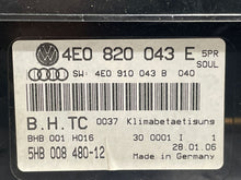 Load image into Gallery viewer, Temp Climate AC Heater Control Audi A8 S8 2005 05 2006 06 07 08 09 Front - NW446041
