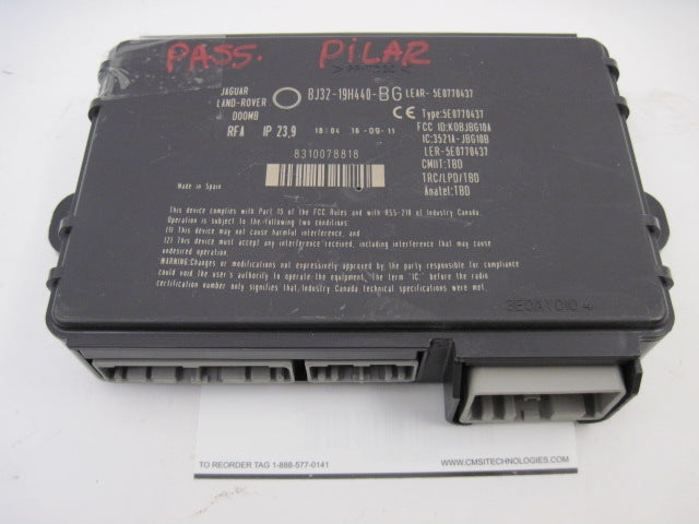 MISCELLANEOUS COMPUTER Jaguar Vanden Pl XJ XJL 2012 12 MATCH NUMBERS - 796497