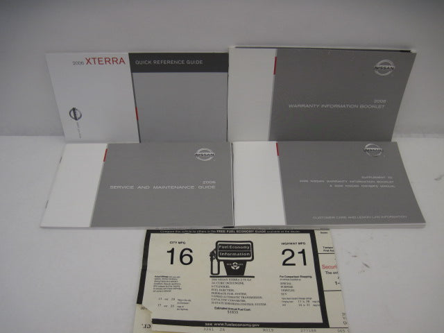 OWNERS MANUAL Nissan Xterra 2006 06 - 813365