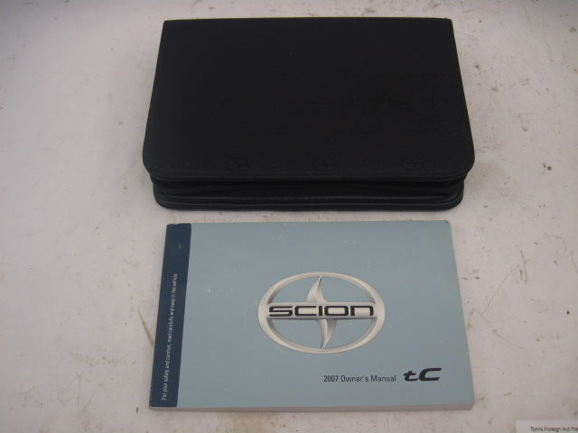 OWNERS MANUAL Scion TC 2007 07 - 817417