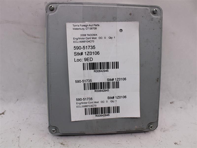 ECU ECM COMPUTER Toyota Tacoma 2008 08 2009 09 Auto - 842945