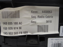 Load image into Gallery viewer, SPEEDOMETER CLUSTER Volkswagen EOS 2010 10 2011 11 - 843294
