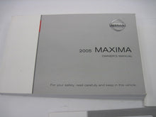 Load image into Gallery viewer, OWNERS MANUAL Nissan Maxima 2005 05 - 844525
