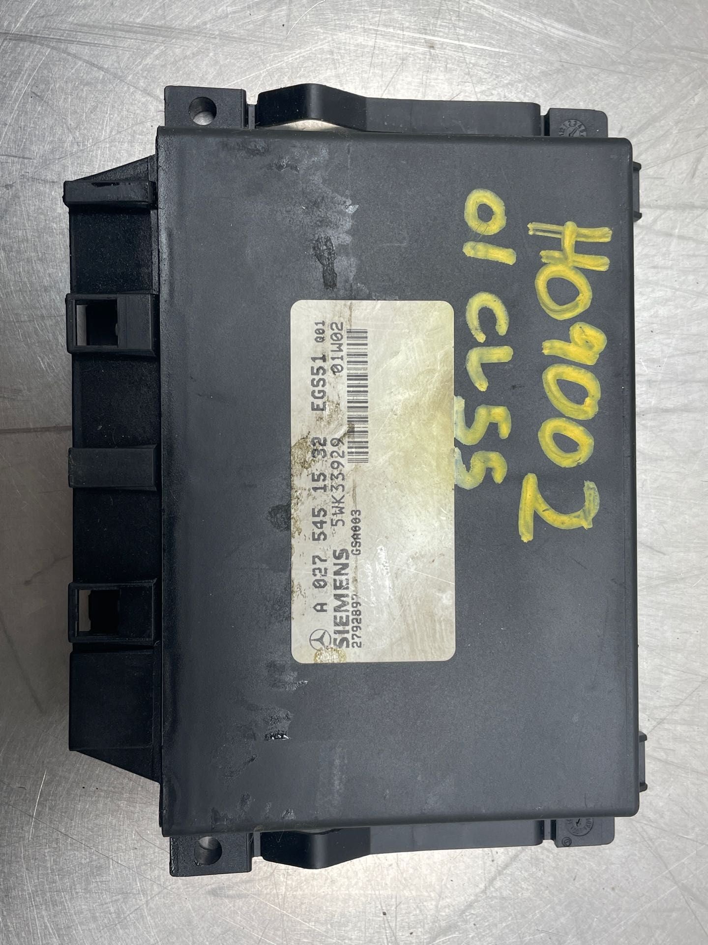 TRANSMISSION CONTROL MODULE COMPUTER CL500 CL55 CL600 S430 S500 00-02 ...